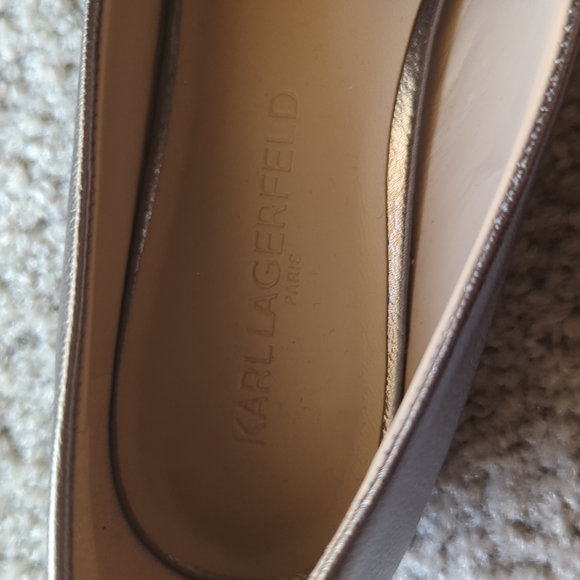 Karl Lagerfeld Paris Noor Crystal Embellished Flat silver - Picture 5 of 5